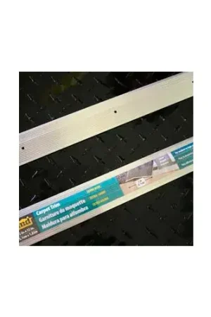 M-D Carpet Trip, Extra Wide, Fluted, 78220, 72"L, Silver, Screw Nails Best Price