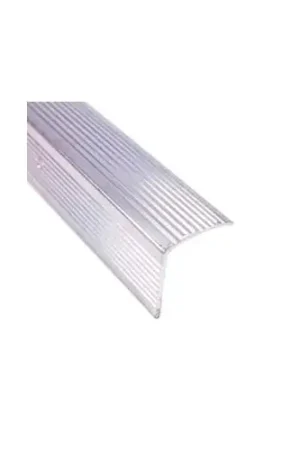 Direct From Factory M-D Stair Edging, Fluted, 78022, 36"L, Silver, Screw Nails