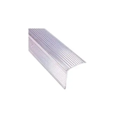 Direct From Factory M-D Stair Edging, Fluted, 78022, 36"L, Silver, Screw Nails