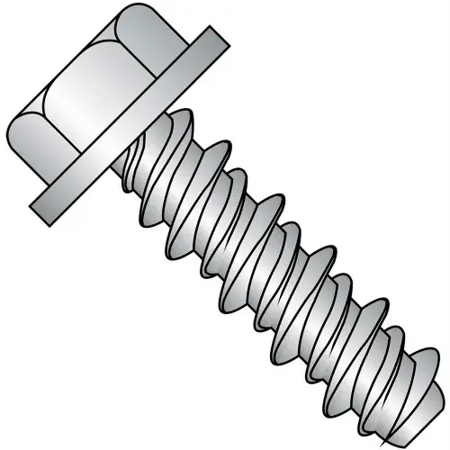 One Day Deal 12-16X1/2 Unslotted Indented Hex Washer High Low Screw Fully Threaded 18-8 Stainless Stee0 2500 pcs