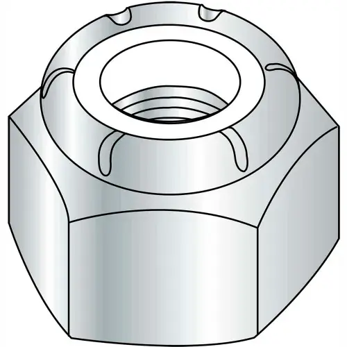 Affordable 1/2-13 Nylon Insert Heavy Pattern Hex Nut Zinc, Pkg of 200