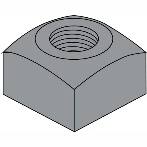 Luxury 3/4-10 Heavy Square Nut Plain, Pkg of 100