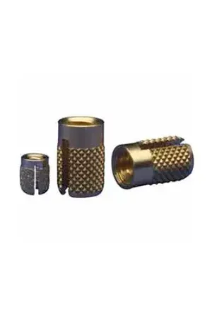 Buy Online 3/8-16 Flush Press Insert - Brass - 240-6-Br - Pkg Qty 10