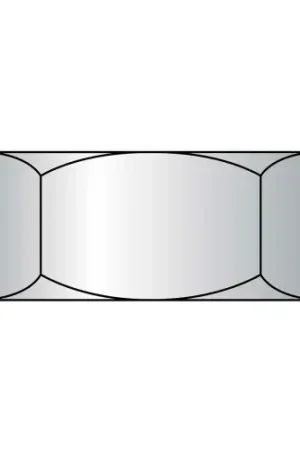 Authentic Nylon Insert Lock Nut - M8 x 1.25 - Steel - Zinc CR+3 - UNC - Class 8 - DIN 985 - 100 Pk