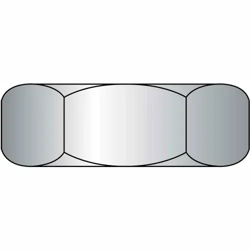 New Release Nylon Insert Lock Nut - 7/16-20 - NE - Low Carbon Steel - Zinc CR+3 - UNF , Pack of 100