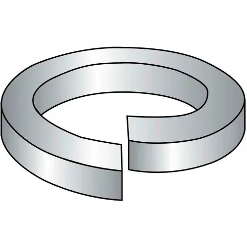 Split Lock Washer - 6 - Steel - Zinc, Pack of 2500 Free Returns