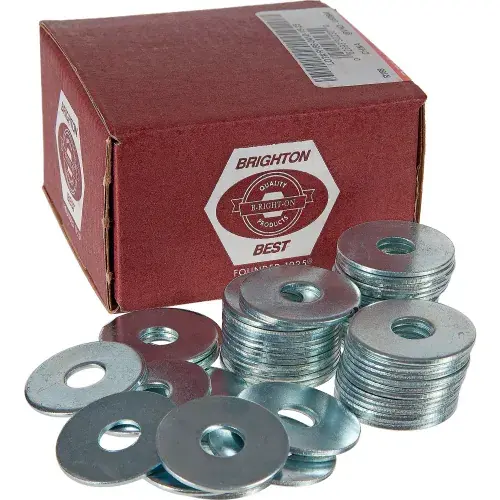Secure Checkout Fender Washer - 3/8" x 1-1/4" - Steel - Zinc CR+3, Pack of 100