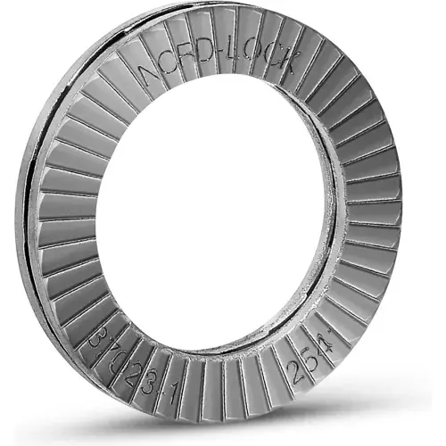Nord-Lock 1161 Wedge Locking Washer - 254 SMO Stainless Steel - 1/4" - Pkg of 200 Express Delivery