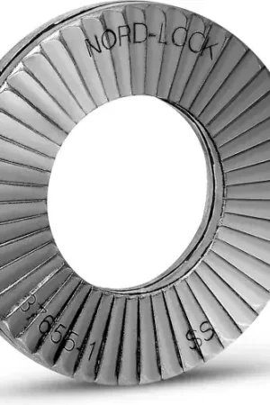 High Quality Nord-Lock 2144 Wedge Locking Washer - 316 Stainless Steel - 3/8" - Large O.D. - Pkg of 200