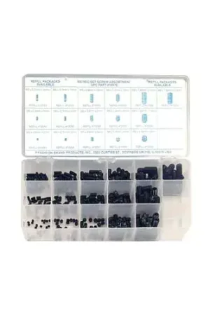 375 Piece Metric Set Screw Assortment - Made In USA Trending