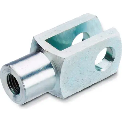 J.W. Winco GN 71752 Clevis Fork Joints, Inch Size, Steel, 3/8 x 24, 1-9/16" O.A.L Secure Checkout
