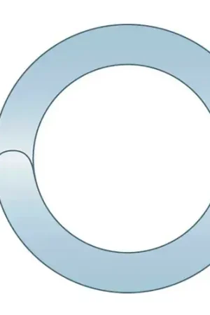 Holiday Sale Split Ring - 2.240" O.D. x 2.016" I.D. x .112" Thick - Spring Steel - Zinc Clear - USA - Pkg Qty 10