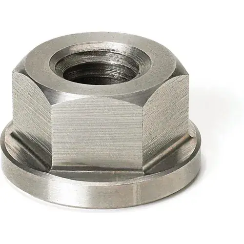 10-24 Hex Flange Nut - 3/8" Hex - 1/2" Flange Dia. - 5/16" Height - Stainless Steel - CN-097SS Save Now