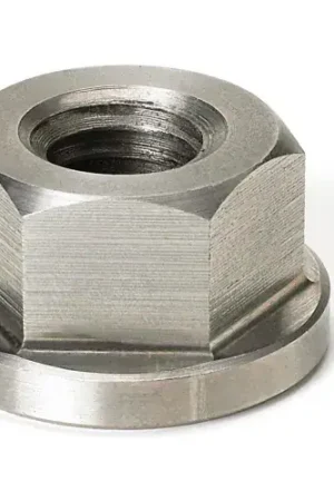 Budget 5/16-18 Hex Flange Nut - 9/16" Hex - 3/4" Flange Dia. - 3/8" Height - Stainless Steel - CN-00SS