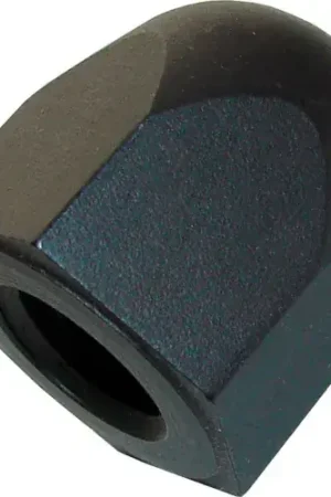Secure Checkout 1/2-13 Hex Acorn Nut - 7/8" Hex - 15/16" Height - Steel - Black Oxide - USA - AN-2
