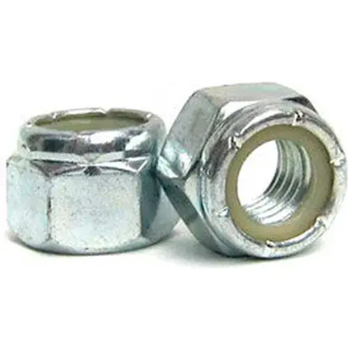 M3 x 0.5 - Nylon Insert Lock Nut - 304 Stainless Steel - DIN 985 - Pkg of 100 Popular
