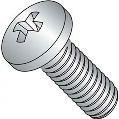 M4 x 0.7 x 25mm - Machine Screw - Phillips Pan Head - 304 Stainless Steel - DIN 7985 - Pkg of 100 Buy Direct