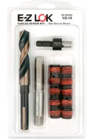 E-Z LOK™ Thread Repair Kit for Metal - Screw Locking - 1/2-13 x 3/4-10 - EZ-329-8IC Buy Direct