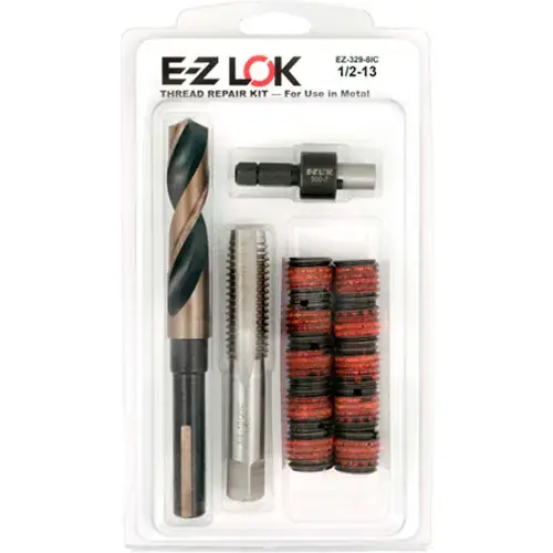 E-Z LOK™ Thread Repair Kit for Metal - Screw Locking - 1/2-13 x 3/4-10 - EZ-329-8IC Buy Direct