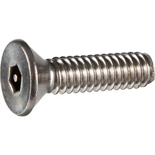 5/16-18 x 3/4" Tamper-Proof Security Cap Screw - Flat Socket Head - 18-8 Stainless Steel - 50 Pk Factory Price