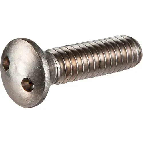 10-24 x 1/2" Security Spanner Machine Screw - Truss Head - 18-8 Stainless Steel - 100 Pk Top Rated