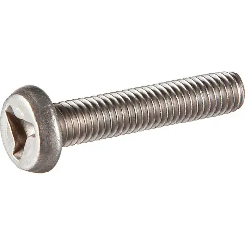 6-32 x 3/4" Tamper-Proof Security Tri-Wing Machine Screw - Pan Head - 18-8 Stainless Steel - 100 Pk Last Chance