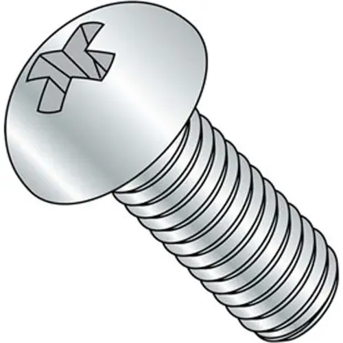 Best Price 8-32 x 1" Machine Screw - Round Head - Phillips - Steel - Zinc CR+3 - FT, Pack of 100
