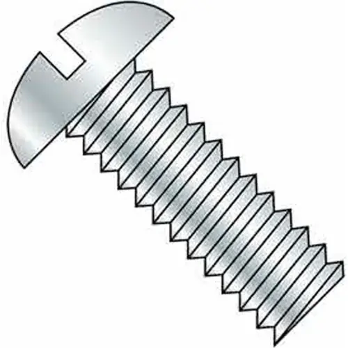 New Release 5/16-18 x 1-1/2" Machine Screw - Round Head - Slotted - Steel - Zinc CR+3 - FT, Pack of 100