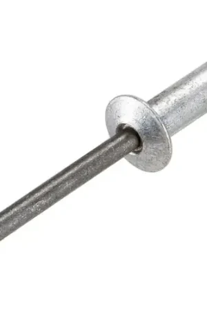Premium Pop Blind Rivet - 1/8 x 4-2 - Button Head - Closed End - Up to 1/8" Grip - Aluminum/Steel - 500 Pk