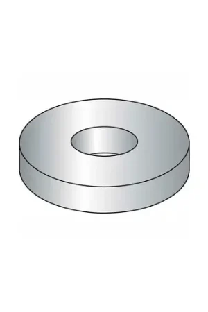 Secure Checkout 8 Flat Washer - SAE - 3/16" I.D. - Steel - Zinc Plated - Grade 2 - Pkg of 100
