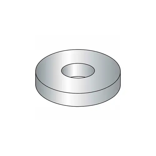 Secure Checkout 8 Flat Washer - SAE - 3/16" I.D. - Steel - Zinc Plated - Grade 2 - Pkg of 100