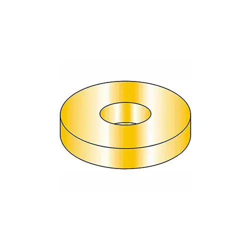 1/4" Flat Washer - USS - 5/16" I.D. - .055/.072" Thick - Steel - Yellow Zinc - Grade 8 - Pkg of 100 Best Seller