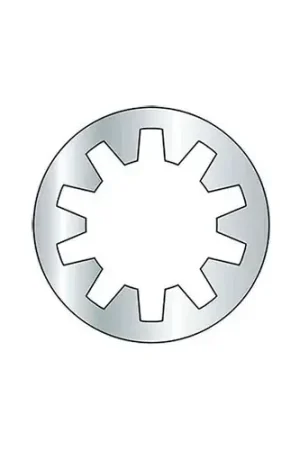 1-1/8" Internal Tooth Lock Washer - Grade 2 - Steel - Zinc - Pkg of 25 Genuine