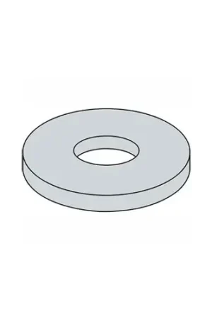 3/8" Fender Washer - .4/.42" I.D. - .051/.084" Thick - Steel - Zinc - Grade 2 - Pkg of 100 While Supplies Last