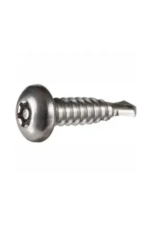 10-16 x 1/2" Security Self-Drilling Screw - Pan Torx Head - 2 Drill Pt - 410 SS - FT - USA - 100 Pk Best Choice