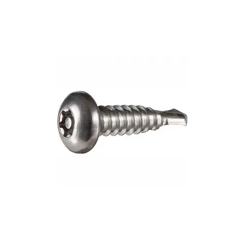10-16 x 1/2" Security Self-Drilling Screw - Pan Torx Head - 2 Drill Pt - 410 SS - FT - USA - 100 Pk Best Choice