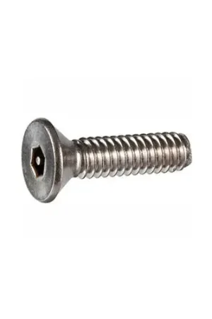 5/16-18 x 1" Security Machine Screw - Flat Hex Socket Head - Alloy Steel - Black Oxide - FT - 100 Pk Limited Offer
