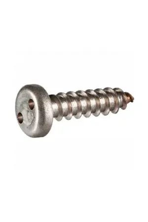 4AB x 3/8" Security Sheet Metal Screw - Pan Spanner Head - 18-8 Stainless Steel - FT - USA - 100 Pk Price Drop