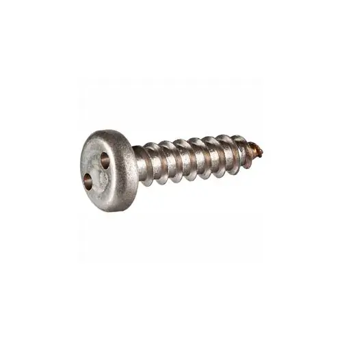 4AB x 3/8" Security Sheet Metal Screw - Pan Spanner Head - 18-8 Stainless Steel - FT - USA - 100 Pk Price Drop