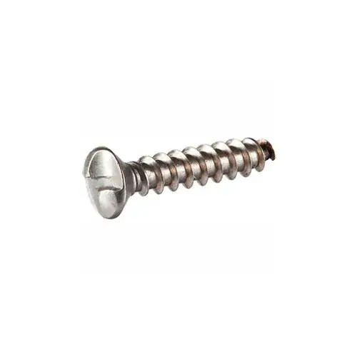 10 x 1" Security Sheet Metal Screw - Oval One-Way Head - 18-8 Stainless Steel - FT - USA - 100 Pk Fresh Stock