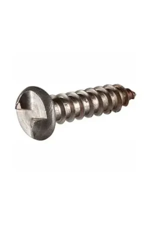 10 x 1-1/4" Security Sheet Metal Screw - Round One-Way Head - 18-8 Stainless Steel - USA - 100 Pk Must Have