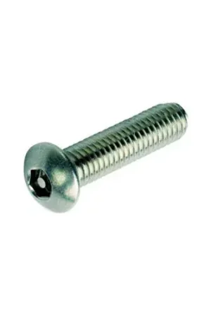 Don't Miss Out 10-24 x 3/4" Security Machine Screw - Button Hex Socket Head - 302HQ/18-8 SS - FT - UNC - 100 Pk