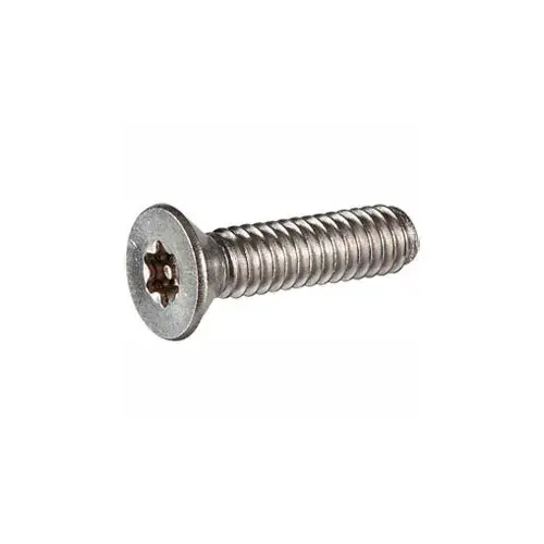 Clearance 10-32 x 3/4" Security Machine Screw - Flat Torx Head - 302HQ Stainless Steel - FT - UNF - 100 Pk