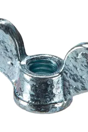 Weekend Sale 5/8-11 Wing Nut - 2-7/16" Wide - 1-1/16" Base Dia. - Steel - Zinc - USA - Pkg of 25