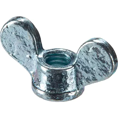 Weekend Sale 5/8-11 Wing Nut - 2-7/16" Wide - 1-1/16" Base Dia. - Steel - Zinc - USA - Pkg of 25