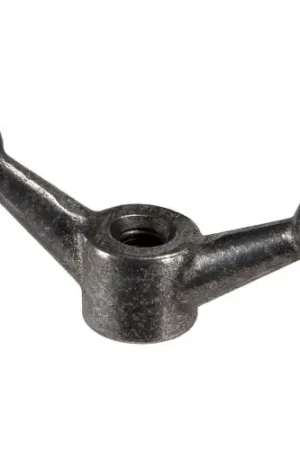 Affordable 1/2-13 Wing Nut - 4-1/2" Wide - 1-1/8" Base Dia. - Ductile Iron - Plain - USA - Pkg of 25