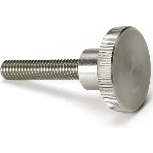 Knurled Thumb Screw w/ Shoulder - 5/16-18 - 3/4" Thread - 1-1/4" Head Dia. - 3/4" Head H - SS Low Price