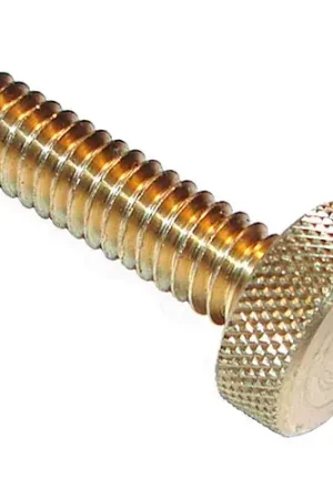 Precision Brass Thumb Screw - 1/4-20 - 3/4" Thread - 1/2" Head Dia. - 3/16" Head H - Pkg of 10 Markdown