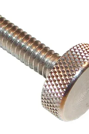 Authentic Precision Thumb Screw - M5 x 0.8 - 11mm Thread - 11.5mm Head Dia. - 5mm Head H - SS - Pkg of 5