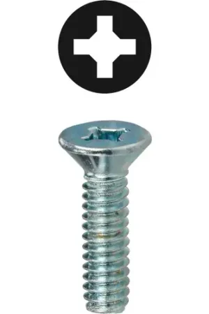 Limited Offer L.H.Dottie® Phillips & Square Flat Head Machine Screw Kit, 6-32, Assorted